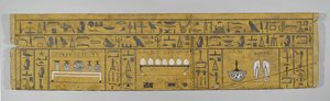 Panel from the Coffin of a Woman by Middle Kingdom Egyptian